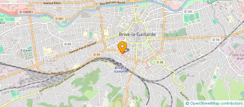 localisation de l'entreprise MASSENAT  BRIVE-LA-GAILLARDE