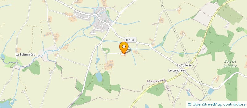 localisation de l'entreprise MASSENDUIT à MONTREVAULT-SUR-EVRE