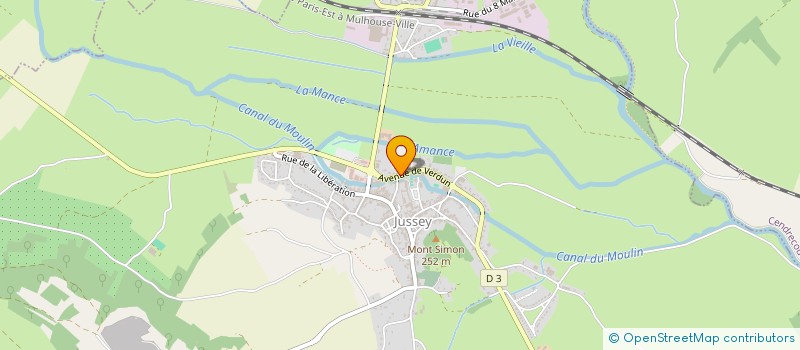 localisation de l'entreprise MASSENET IMMOBILIER  JUSSEY