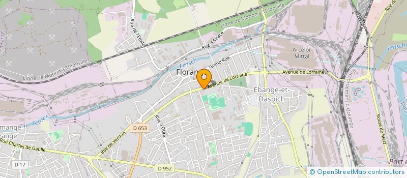 localisation de l'entreprise MASSET CREATION à FLORANGE