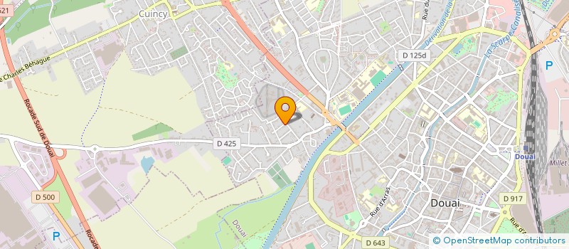 localisation de l'entreprise MASSET INVEST à DOUAI
