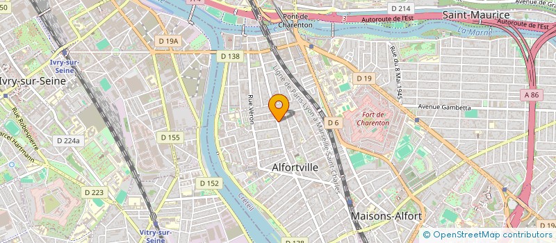 localisation de l'entreprise MASSI à ALFORTVILLE