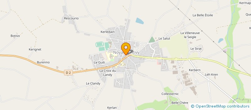 localisation de l'entreprise MASSIAUX GS  NOYAL-PONTIVY