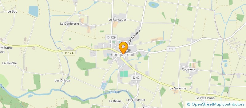 localisation de l'entreprise MASSIC TRAIL  CONQUEREUIL