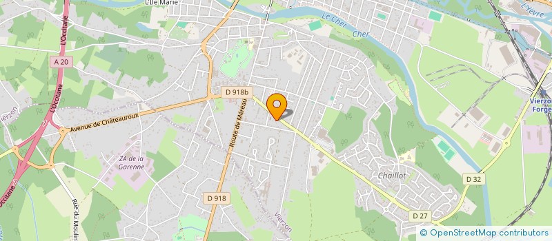 localisation de l'entreprise MASSICOT ROMAIN / RICHTER SAMANTHA  VIERZON