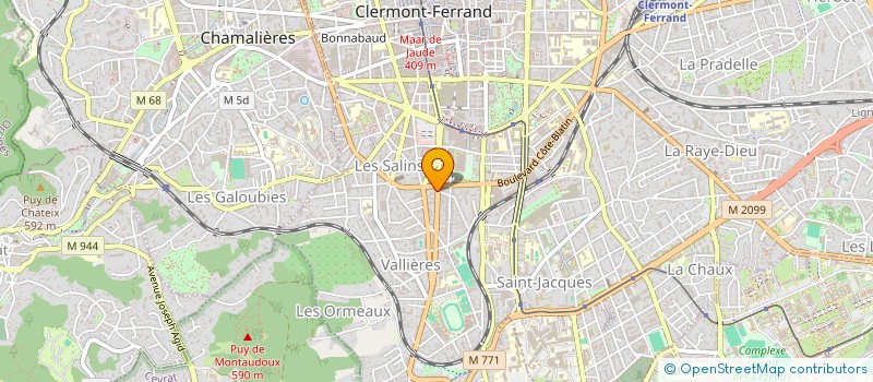 localisation de l'entreprise MASSIF DECO  CLERMONT-FERRAND