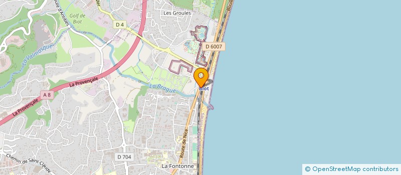 localisation de l'entreprise MASSIF MEUBLE à ANTIBES