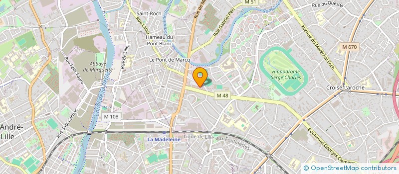 localisation de l'entreprise MASSIFF CREW à MARCQ-EN-BARŒUL