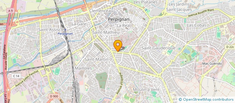 localisation de l'entreprise MASSILIA  PERPIGNAN