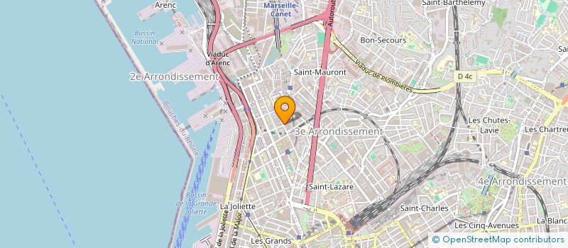 localisation de l'entreprise MASSILIA BARAQA à MARSEILLE