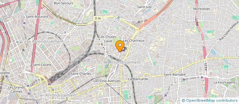 localisation de l'entreprise MASSILIA BONHEUR à MARSEILLE