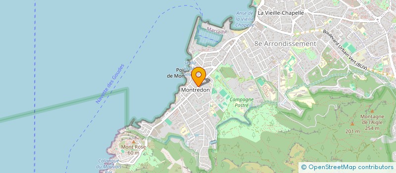 localisation de l'entreprise MASSILIA COIFFURE à MARSEILLE 8