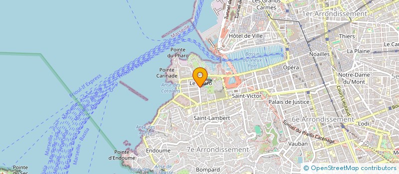 localisation de l'entreprise MASSILIA COMPAGNIE à MARSEILLE