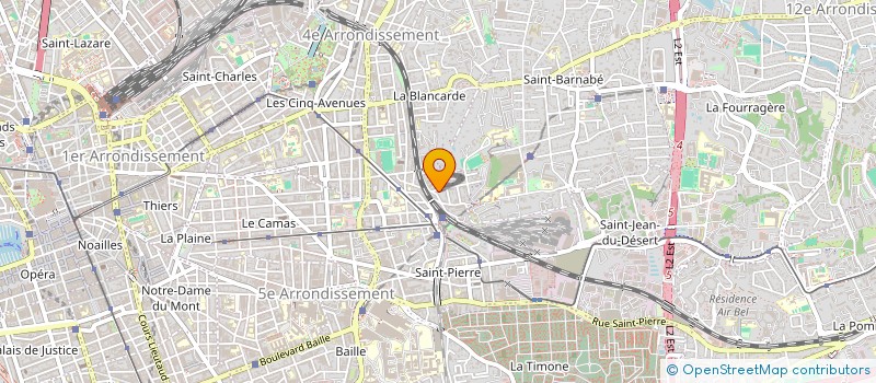 localisation de l'entreprise MASSILIA ELECTRO DEPANNAGE à MARSEILLE
