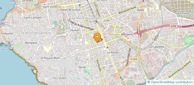 localisation de l'entreprise MASSILIA FINANCEMENT à MARSEILLE