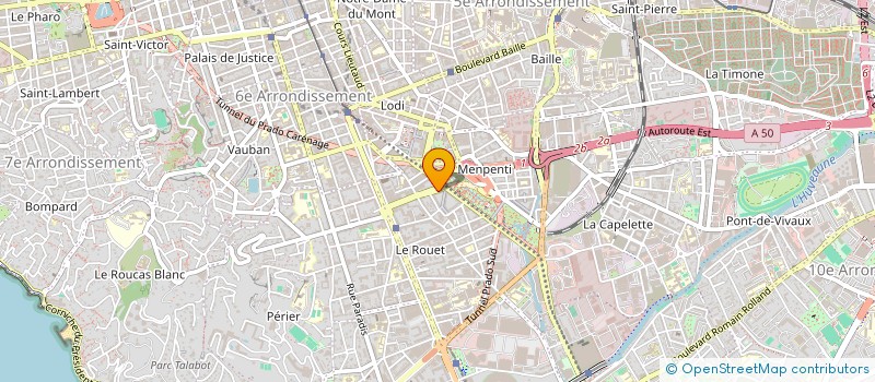 localisation de l'entreprise MASSILIA JURIS CONSEILS & ASSOCIES  MARSEILLE