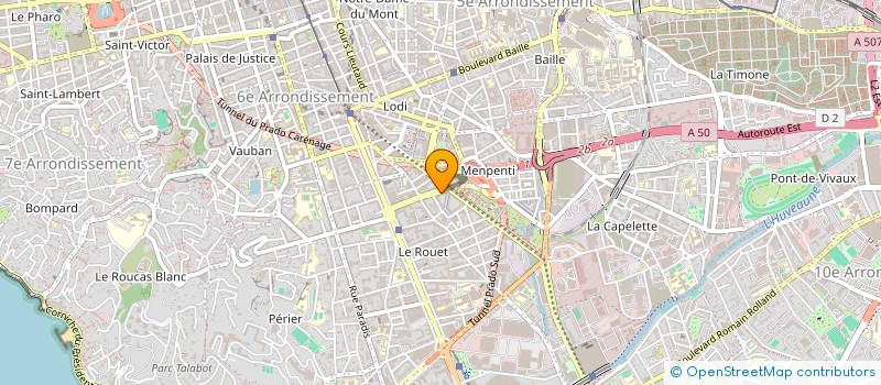 localisation de l'entreprise MASSILIA JURIS INVEST  MARSEILLE