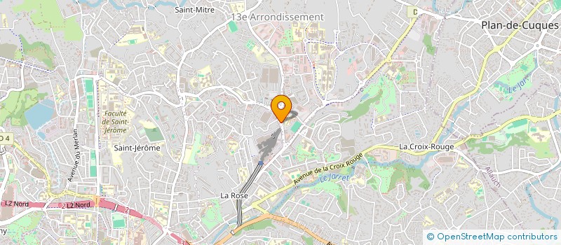 localisation de l'entreprise MASSILIA OLYMPIC GYM  MARSEILLE