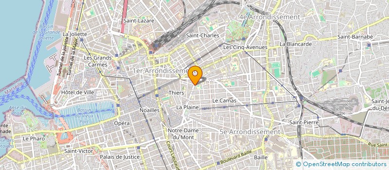 localisation de l'entreprise MASSILIA POUSSE à MARSEILLE