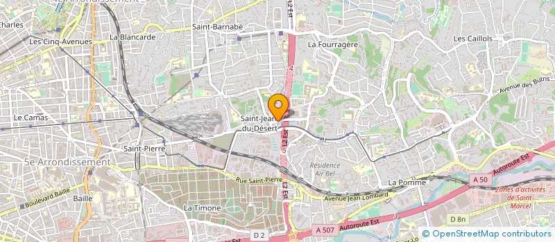localisation de l'entreprise MASSILIA PRO-T-SIX à MARSEILLE
