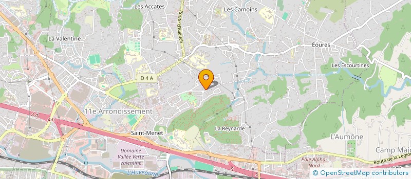 localisation de l'entreprise MASSILIA RACING à MARSEILLE