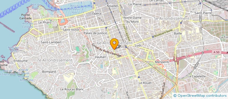localisation de l'entreprise MASSILIA S'QUAD à MARSEILLE
