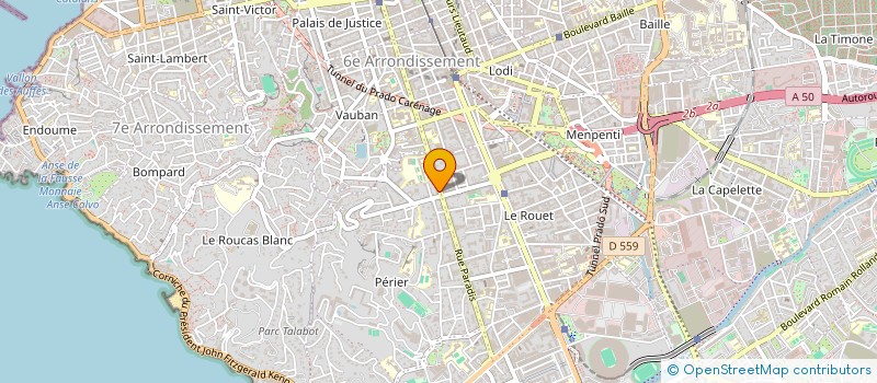 localisation de l'entreprise MASSILIA SAILING ACADEMY  MARSEILLE