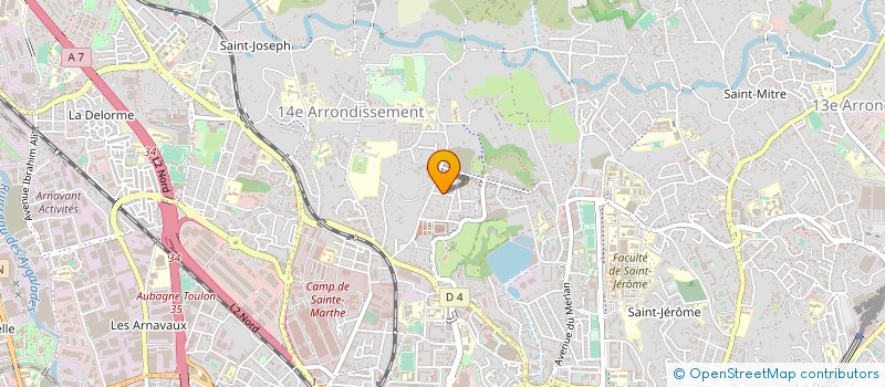 localisation de l'entreprise MASSILIA SECURITE à MARSEILLE 14
