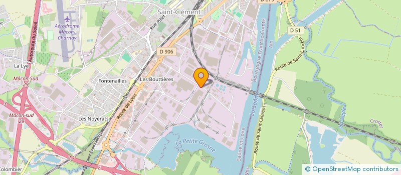 localisation de l'entreprise MASSILLY PRINTING SOLUTIONS  MACON