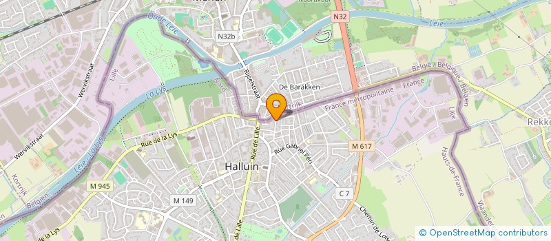 localisation de l'entreprise MASSIMO  HALLUIN