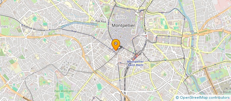 localisation de l'entreprise MASSIMO COIFFURE à MONTPELLIER