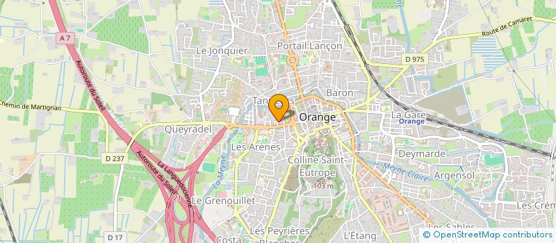 localisation de l'entreprise MASSIN ENERGIE SERVICES à ORANGE