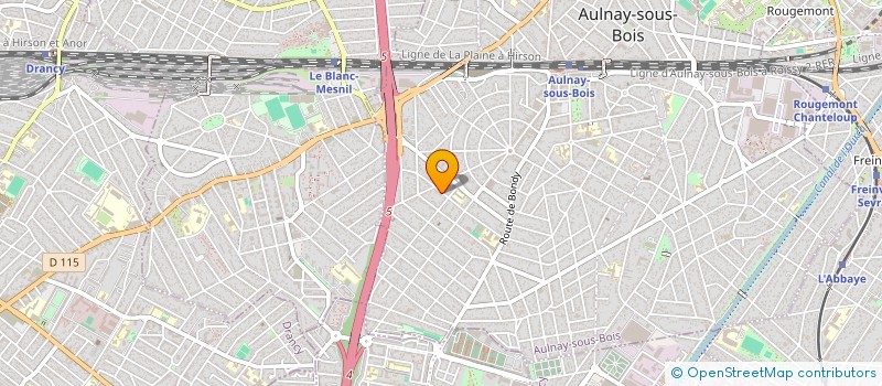 localisation de l'entreprise MASSINISSA à AULNAY-SOUS-BOIS
