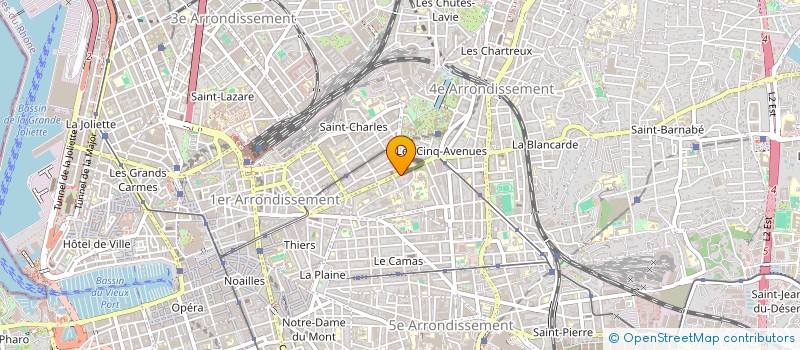 localisation de l'entreprise MASSINOT à MARSEILLE