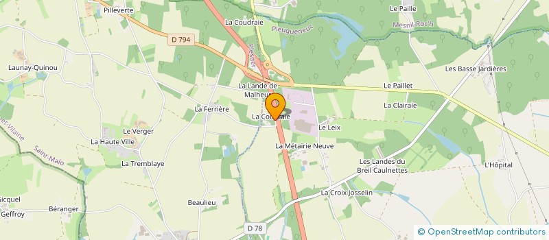 localisation de l'entreprise MASSINVEST  PLEUGUENEUC