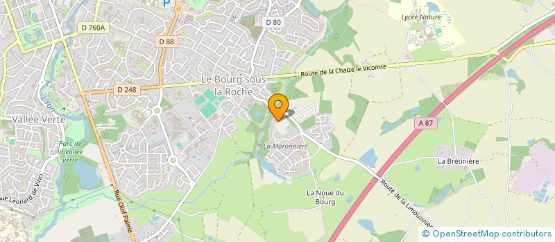localisation de l'entreprise MASSIOT INVEST à LA ROCHE-SUR-YON