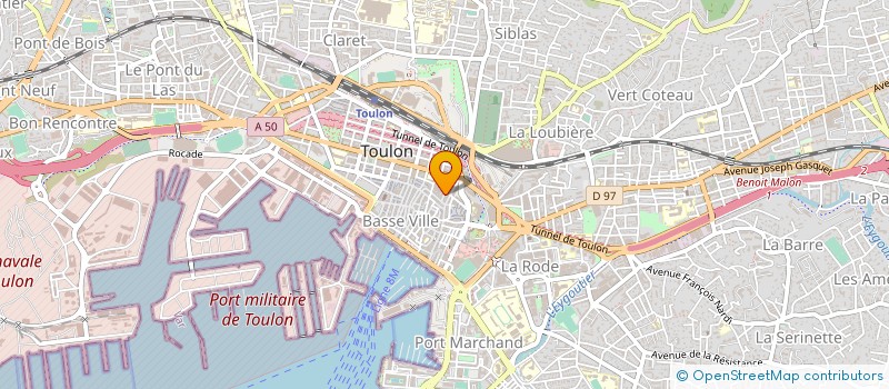 localisation de l'entreprise MASSIPE  TOULON