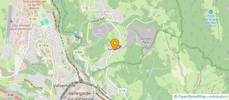 localisation de l'entreprise MASSIRA à VALSERHONE