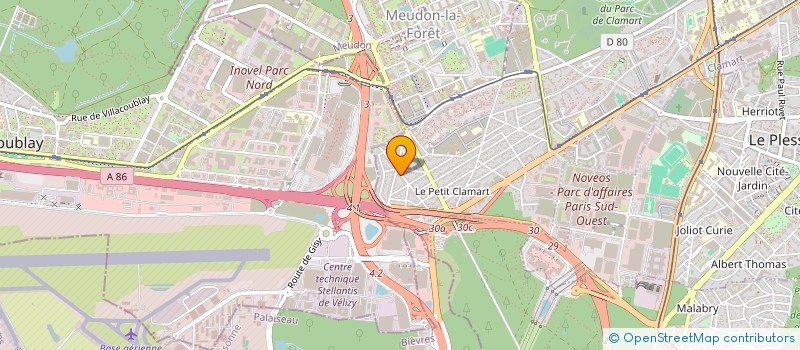 localisation de l'entreprise MASSIS  CLAMART