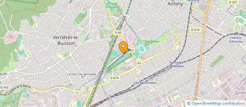 localisation de l'entreprise MASSIS  VERRIERES-LE-BUISSON