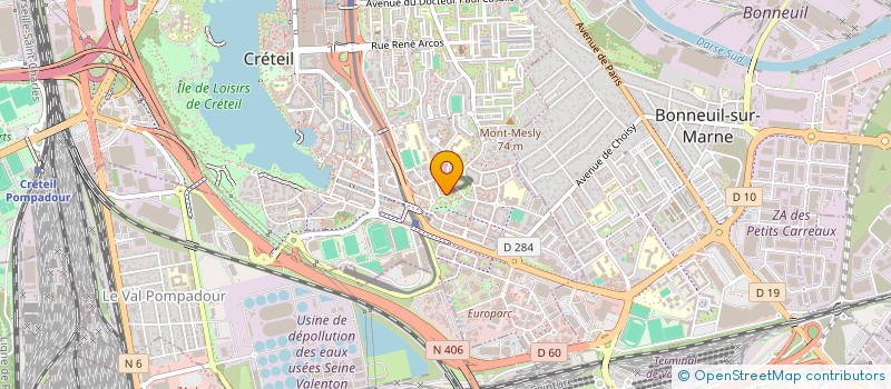 localisation de l'entreprise MASSISTRANS à CRETEIL