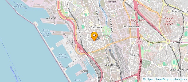 localisation de l'entreprise MASSIVE DYNAMIC à MARSEILLE