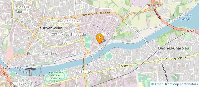 localisation de l'entreprise MASSIWA DISTRIBUTION à VAULX-EN-VELIN
