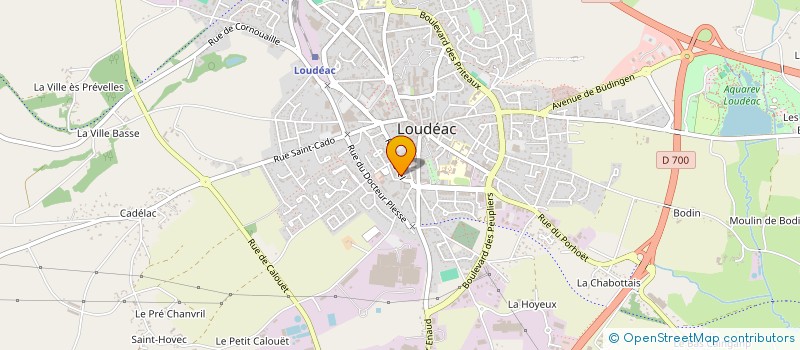 localisation de l'entreprise MASSIWA LOUDEAC à LOUDEAC