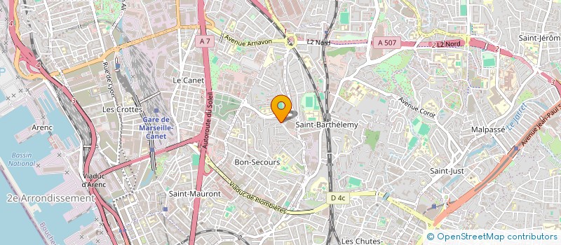 localisation de l'entreprise MASSIWA SERVICES à MARSEILLE