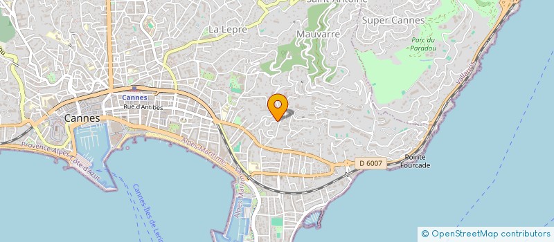 localisation de l'entreprise MASSKORN INVEST à CANNES