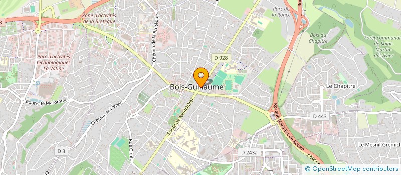 localisation de l'entreprise MASSODA à BOIS-GUILLAUME