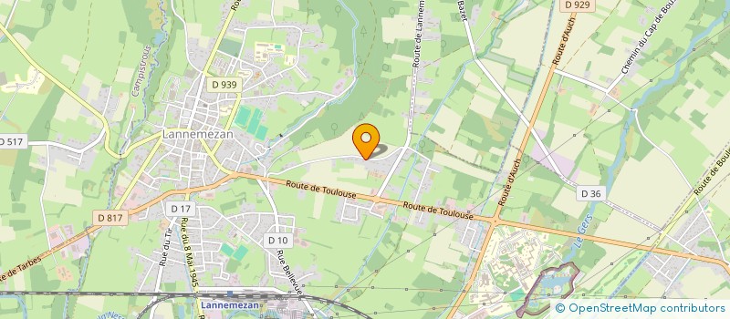 localisation de l'entreprise MASSODECO  LANNEMEZAN