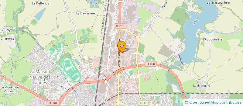localisation de l'entreprise MASSOFRE  LA ROCHE-SUR-YON