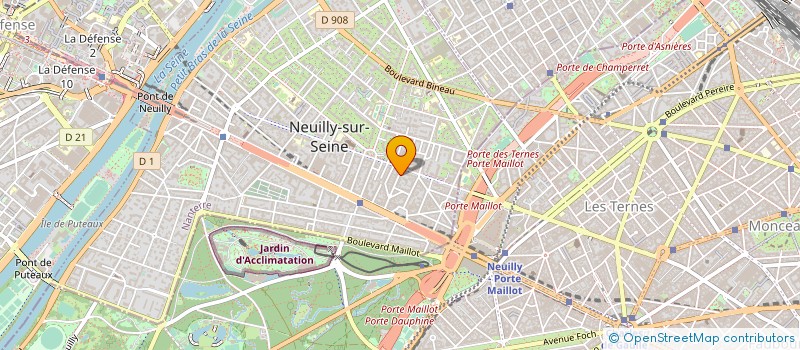 localisation de l'entreprise MASSOIA à NEUILLY-SUR-SEINE